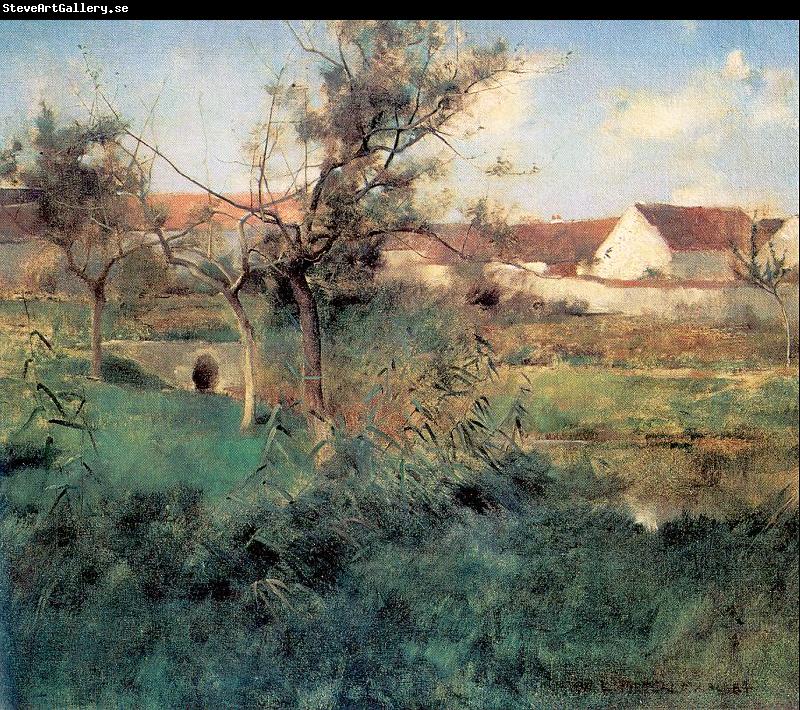 Metcalf, Willard Leroy Landscape in Grez